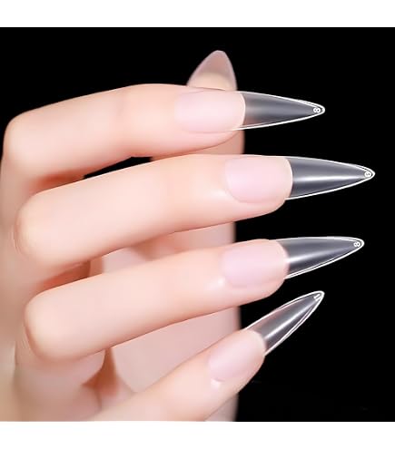 Amazon | ロングネイルチップ クリア 20枚セット | nail for all Snake