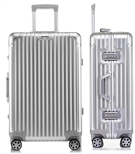 Amazon.co.jp: Mサイズスーツケース 白 TSAロック 機内持込 3～5泊