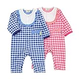 mother goose カバーオール (70～80cm) キムラタンの子供服 ピンク 70 (11533-161a)