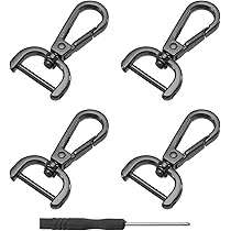 Amazon.co.jp: uxcell ナスカン 20mm ネジ式 Dリング 角型