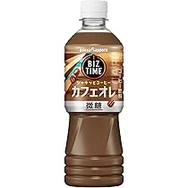 Amazon.co.jp: ポッカサッポロ ビズタイム カフェオレ525ml × 24本