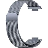 [SOOYEEH] HUAWEI用 WATCH FIT2用 ベルト ファーウェイ用 WATCH FIT 2用 交換バンド ステンレス製 金屬ベルト ミラネーゼループ 裝著簡単 12色可選 マグネットロック