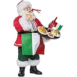 Kurt Adler Musical Fabriche Italian Santa Figurine, 27cm