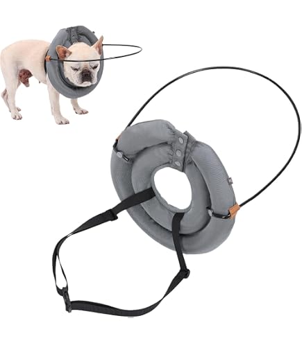 Amazon | 盲目の犬用のリングカラー、調整可能なペットバンパー保護