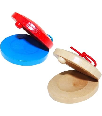 Amazon | origin カスタネット 木製 手にもやさしい 教育用 カスタ