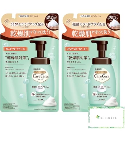 ケアセラ 泡の高保湿ボディウォッシュ 385mL×7　つめかえ用　送料無料　優良配送 ケアセラ 泡の高保湿ボディウォッシュ つめかえ特大 | ロート製薬オンライン【公式】