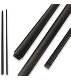 Amazon.co.jp: KHEALING ビリヤード キュー カーボン 電木皮頭 黒電木