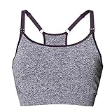 Boobマタニティ授乳Fast Foodスポーツブラ – ソフト US サイズ: M カラー: パープル