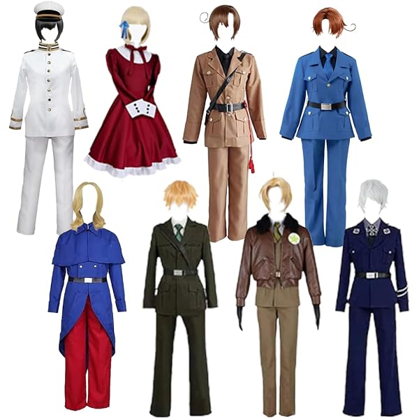 Amazon.co.jp: コスプレ衣装ヘタリア風(にょたりあ・イギリス娘2P