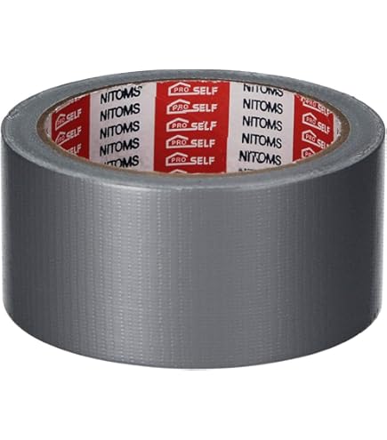 Amazon.co.jp: ニトムズ 気密・防水アルミクロステープ 片面粘着