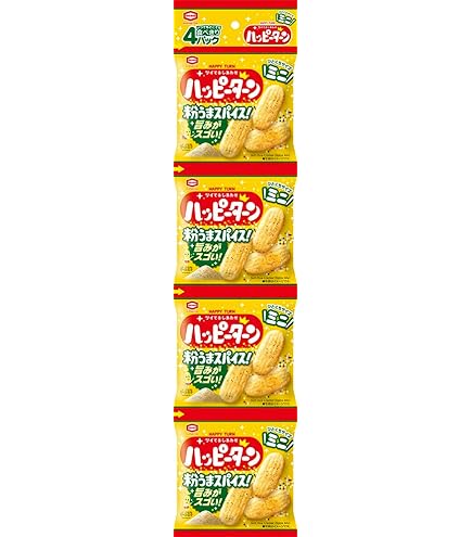 ハッピーターン Amazon.co.jp: 亀田製菓 ハッピーターンミニ 4連 60g×10袋 : 食品