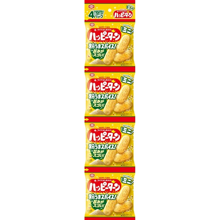 Amazon.co.jp: 亀田製菓 ハッピーターンスパイス 73g×12袋 : 食品