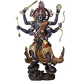 タケヤ式自在置物 金剛夜叉明王 着彩 全高約145mm PVC&ABS製 塗装済み 可動フィギュア