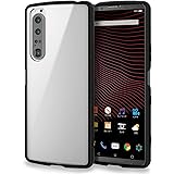 エレコム Xperia 1 III ハイブリッドケース TOUGH SLIM LITE フレームカラー ブラック PM-X212TSLFCBK