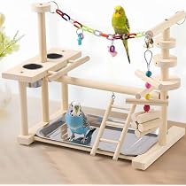 Amazon | SASATO インコ おもちゃ 止まり木 スタンド 景品付き 爪研き