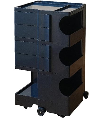 Amazon.co.jp: BOBY WAGON 2×3 BLACK (ボビーワゴン 2段3トレイ