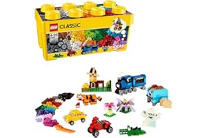 LEGO Classic Medium Creative Brick Box 10696 Building Toys for Creative Play; Kids Creative Kit (484 Pieces)