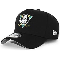Amazon.co.jp: New Era NHL Anaheim Ducks Black Snapback Cap