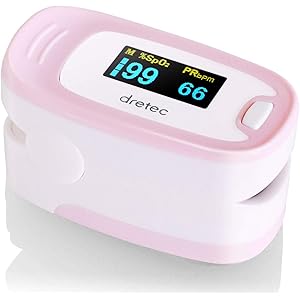 dretec ドリテック パルスオキシメーター OX-102PK 小児 医療用 血中酸素濃度計 アラート 看護 家庭用…