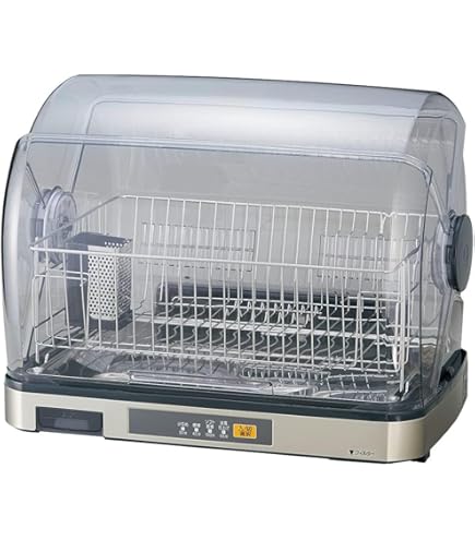 新品 三菱電機 食器乾燥機 TK-TS5-W キッチンドライヤー Amazon | 三菱電機 食器乾燥機 TK-TS5-W ステンレス食器カゴ