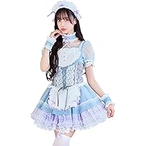 Malymoon マリームーン ゴシックチェックメイド パープル 即日発送】ゴシックチェックメイドドレス《ハロウィンコスプレ7