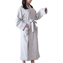 Amazon.co.jp: ブルーム 今治産 バスローブ Fit-Use レディース タオル