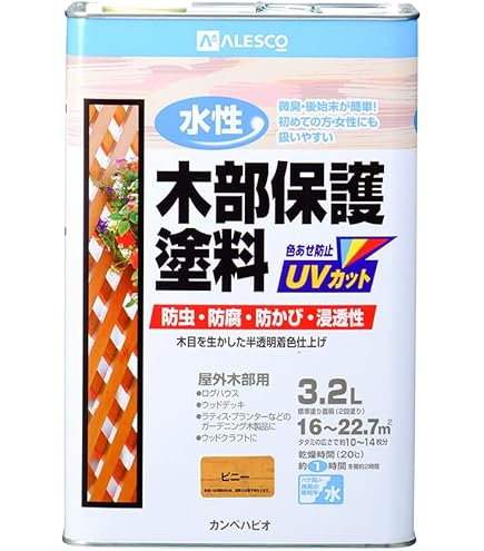 【在庫処分】ニッペ 水性ウッディガード3．2L オーク Amazon | ニッペ 水性ウッディガード3．2L オーク | ステイン