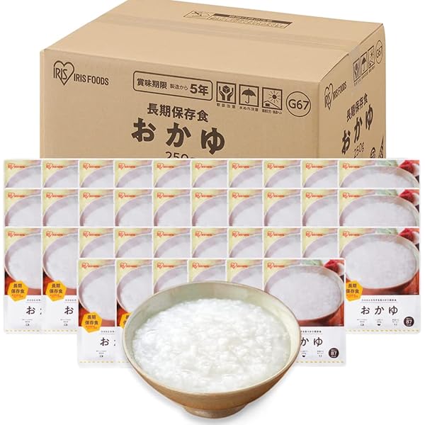 Amazon | 尾西食品 アルファ米 梅がゆ 42g×50袋 非常食 保存食
