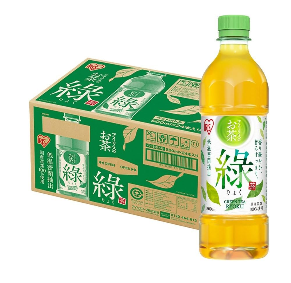 【49%OFF】【900円（定期便855円）】 アイリスオーヤマ 緑茶 綠 500ml×24本
