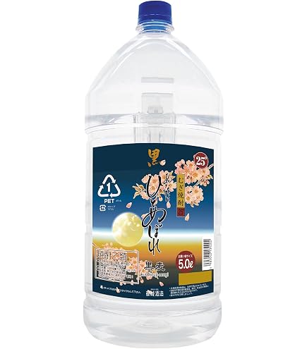 Amazon.co.jp: 都城酒造 本格芋焼酎 みやこんじょ 黒麹仕込み 5L