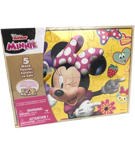 Amazon | ディズニー ミニーマウス ジグソーパズルセット - ミニー