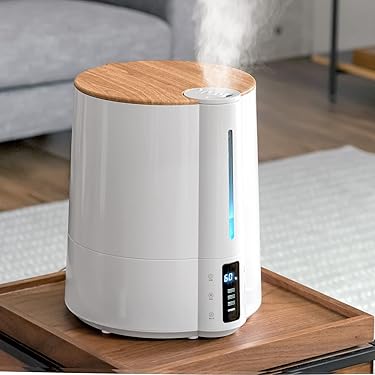 潤いで対策！大人気 加湿器！（卓上　充電式　1L） 加湿器 USB充電式 卓上 アルコール除菌対応 グレー 小型