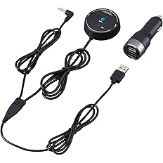 Amazon Co Jp セイワ Seiwa 車内用品 Bluetooth搭載auxレシーバー Bt590 12 24v車対応 Bluetooth4 1 Iphone8対応 ハンズフリーマイク搭載 Electronics