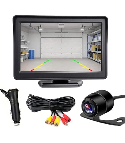 Amazon | Bileeko 4.3インチLCDモニター バックカメラセット ケーブル