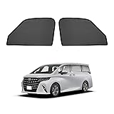 CARTIST トヨタ アルファード ヴェルファイア 40系 メッシュカーテン Alphard Vellfire 4代目 2023年~現行 遮光カーテン サンシェード カーシェード フロントドア 遮光カーテン UVカット マグネット式 簡単着脱 遮光 断熱 インテリア 日よけ 車種専用 2枚
