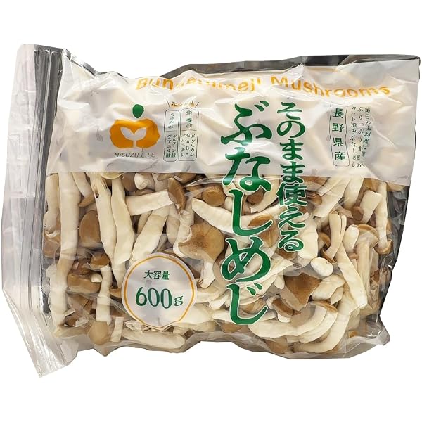 Amazon | 信州カットぶなしめじ 500g 保存に便利なチャックタイプ シメジ様専用まとめ買い