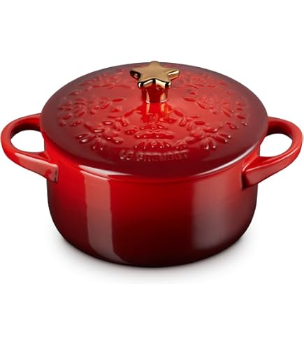 Amazon.co.jp: Le Creuset ストーンウェア ミニココット スターノブ