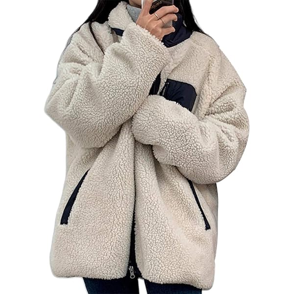Amazon | [フェイミー] ボア ブルゾン リバーシブル ジャケット