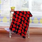 Abreeze Strawberry Newborn Infant Swaddle Blanket Baby Flannel Blankets Child Play Mat Bath Towels 3