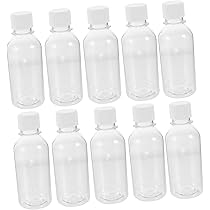 Amazon.co.jp: AUTSUPPL 透明キャップ付き 飲料ボトル 150ml 再