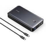 Anker 537 Power Bank (PowerCore 24000, 65W) (モバイルバッテリー 65W 24000mAh 大容量)【PSE認証済/PowerIQ 3.0 (Gen2) 搭載/USB PD対応】iPhone 14 Andr
