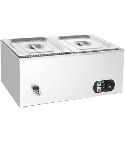 Amazon.co.jp: EBM 電気式フードウォーマー 湯煎式 YFK-3 1/3×3 