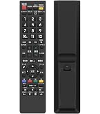 YAIBUDE シャープ AQUOS テレビリモコン AN-58RC1