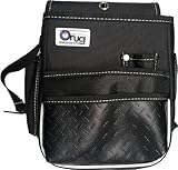 Orug OA-28S Always 内ﾎﾟｹｯﾄ付き電工用腰袋3段 縞鋼板柄 黒