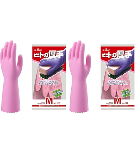 Amazon | ショーワグローブ No.130ビニトップ薄手 グリーン Mサイズ 1