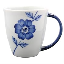 Amazon.co.jp: 波佐見焼 和山窯 flowers マグカップ 一輪花柄 385728 