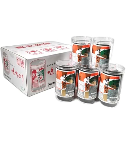 Amazon.co.jp: 大野海苔 味付け卓上のり 10本詰 : 食品・飲料・お酒