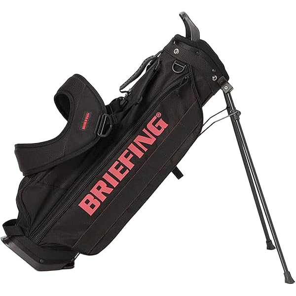 BRIEFING スタンドバッグ ブラック BRIEFING ブラック キャディバッグスタンド付き 直営店限定モデル