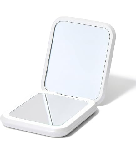 Amazon | Francfranc フランフラン ベル 折り畳みミラー S グレー