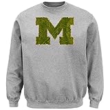 NCAAミシガン大学カレッジ長袖クルーネックフリーススウェットシャツ XL グレイ